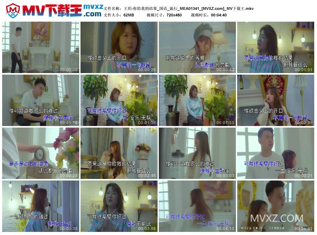 王玥-你给我的结果_国语_流行_MEA01341